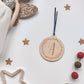 Personalised initial Christmas bauble