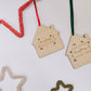 House shaped Christmas decoration