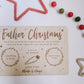 Personalised Christmas Eve board