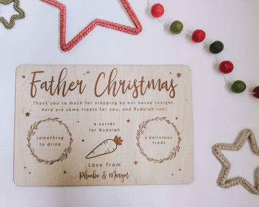 Personalised Christmas Eve board