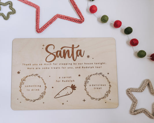 Personalised Christmas Eve board