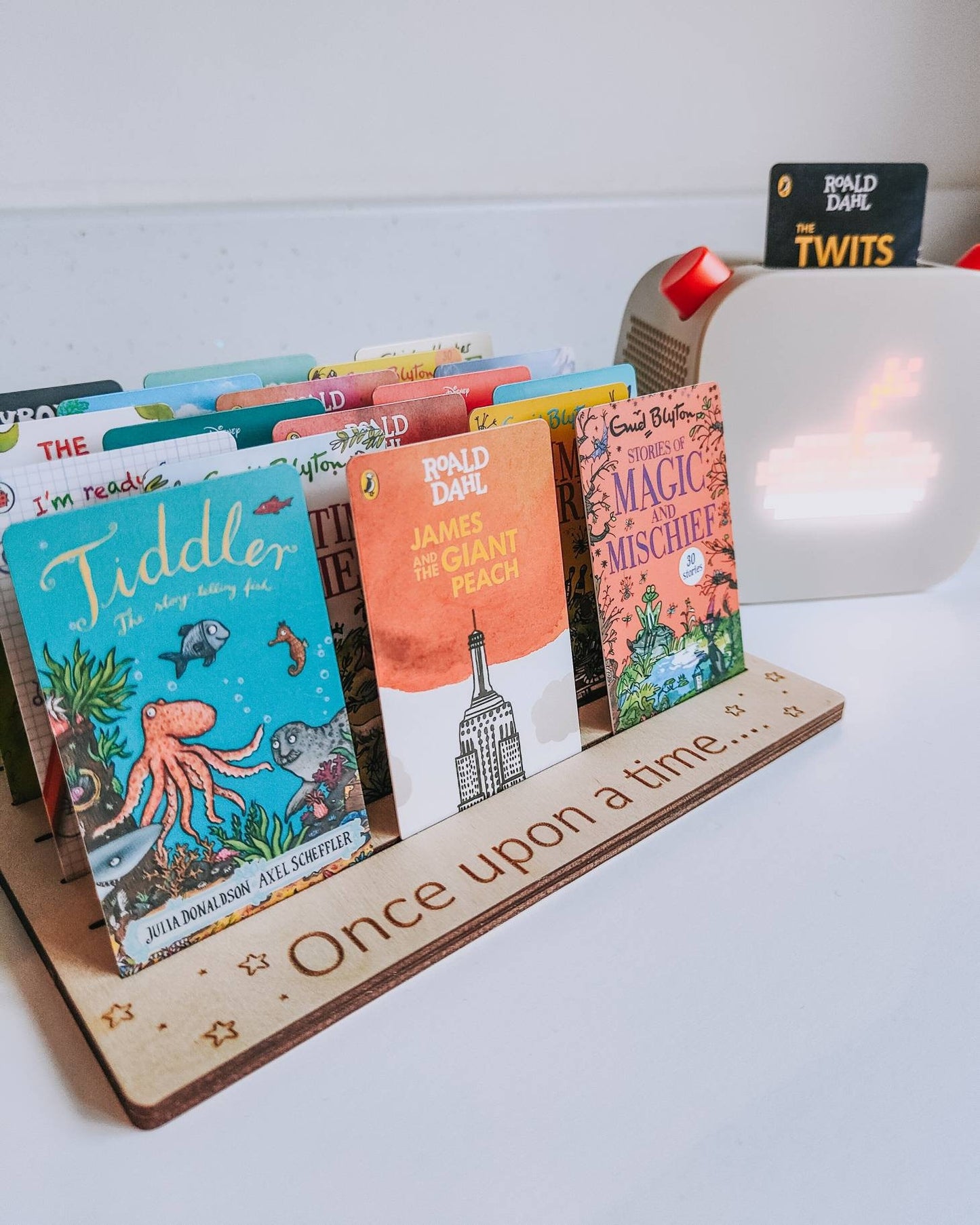 Yoto card holder stand