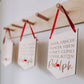 Reindeer wooden hanging flag