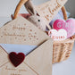 Valentine's love letter wooden envelope