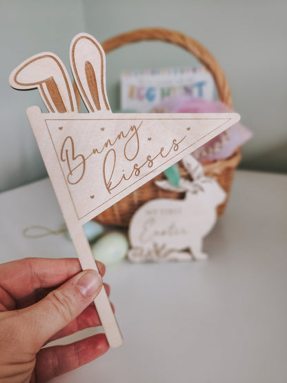 Easter wooden flag