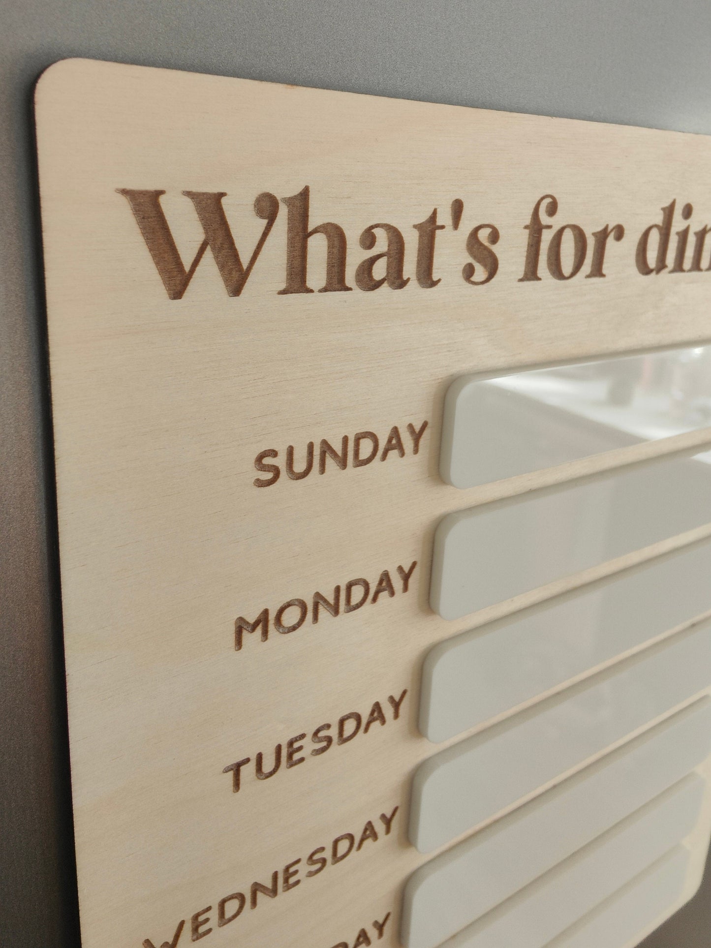 Weekly meal planner