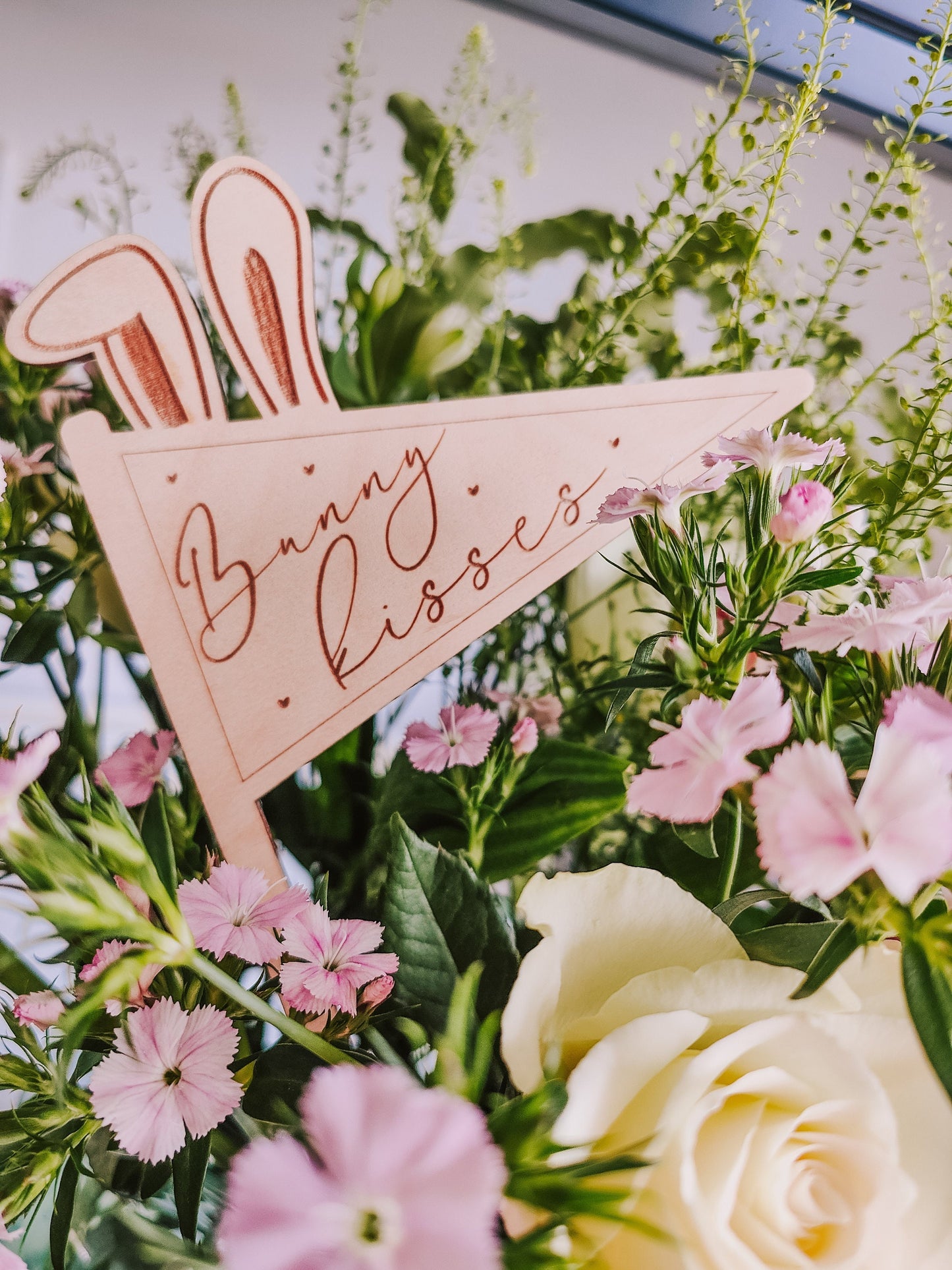 Easter wooden flag