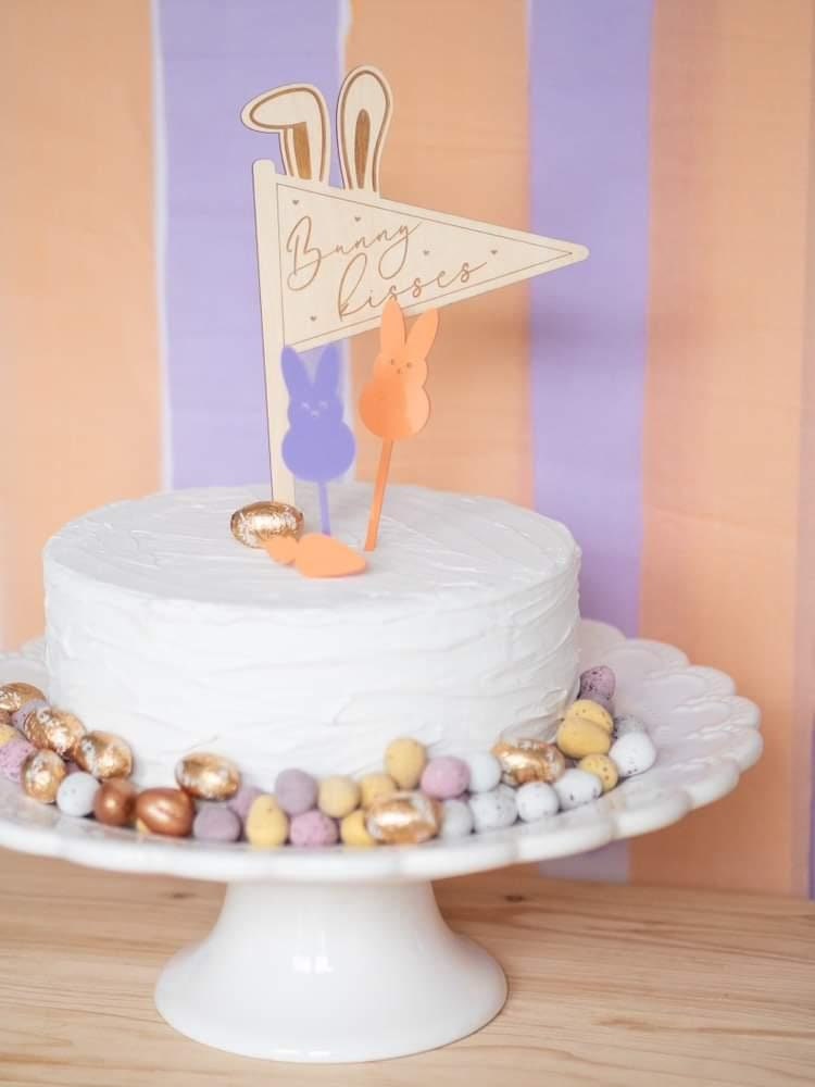 Easter wooden flag