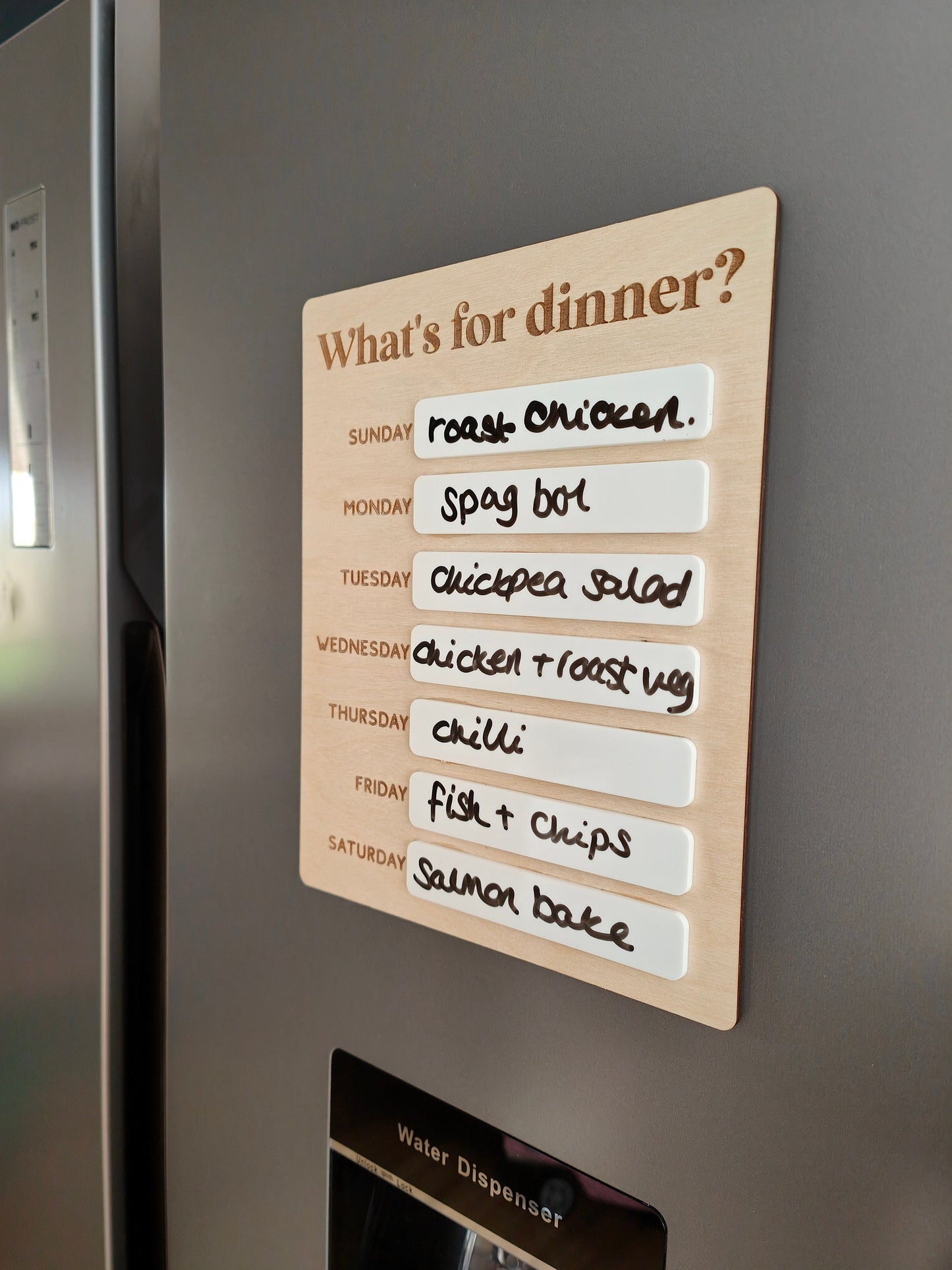 Weekly meal planner