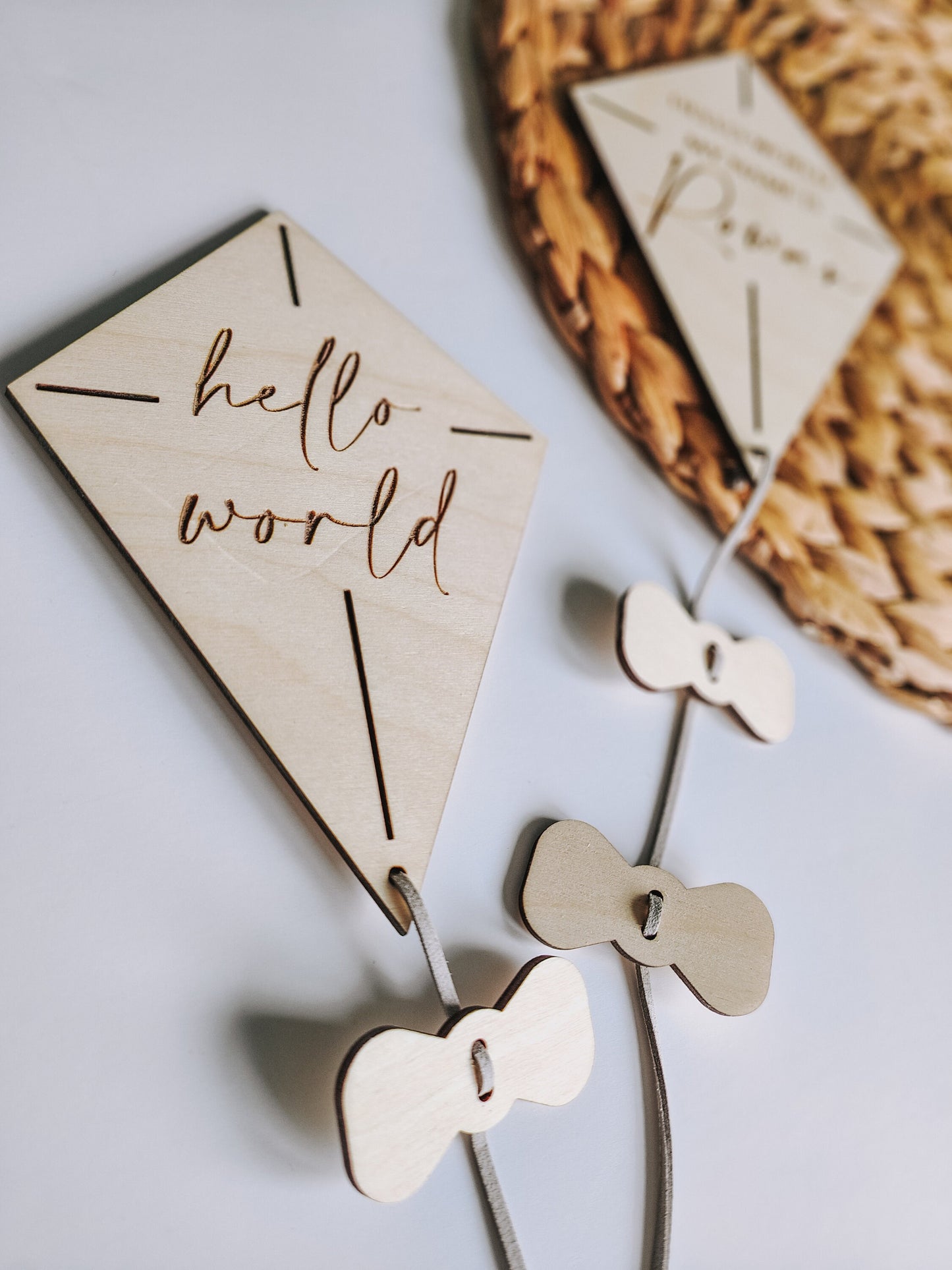 Newborn baby name kite sign