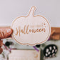 Pumpkin plaques