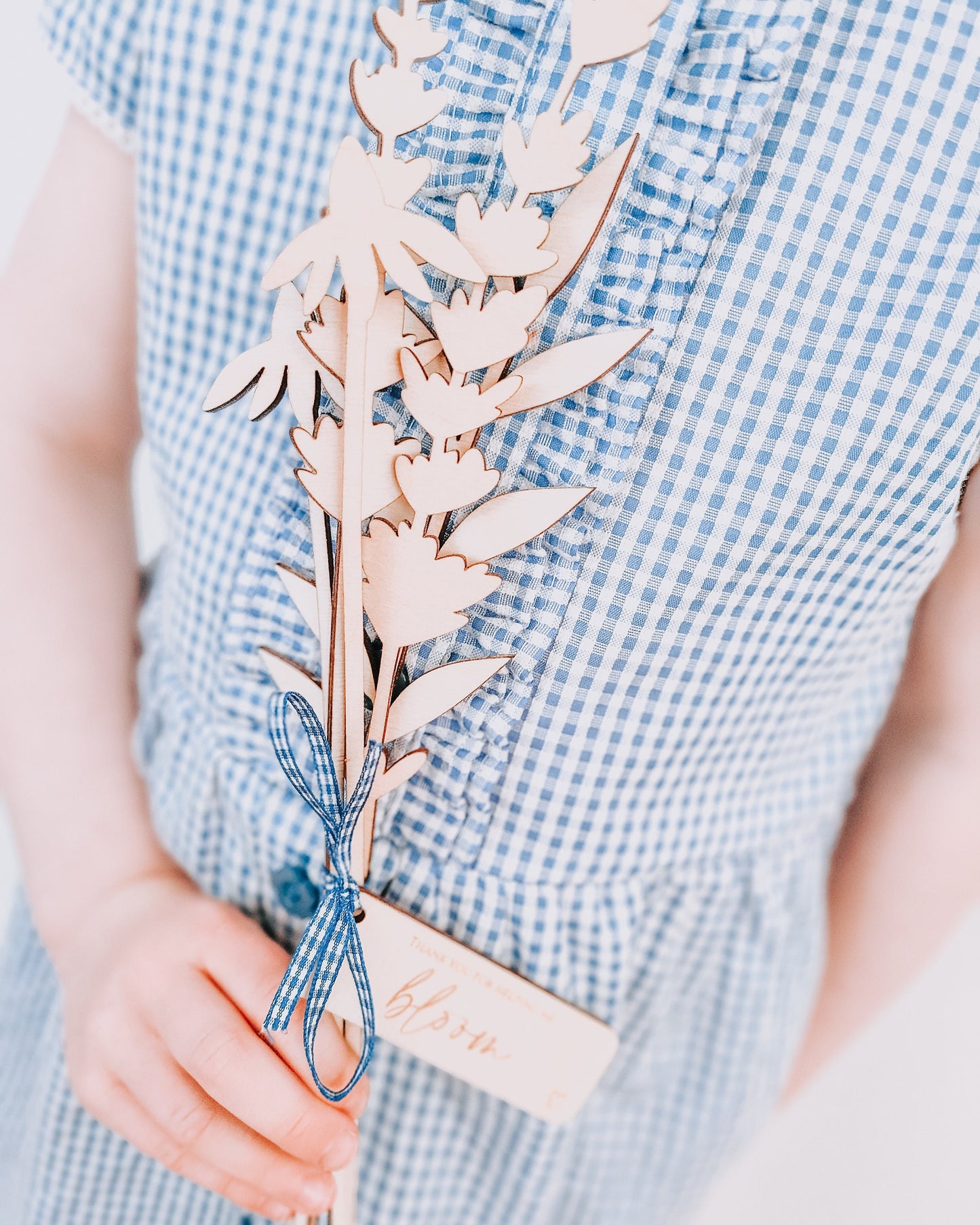 Wooden wildflower posy