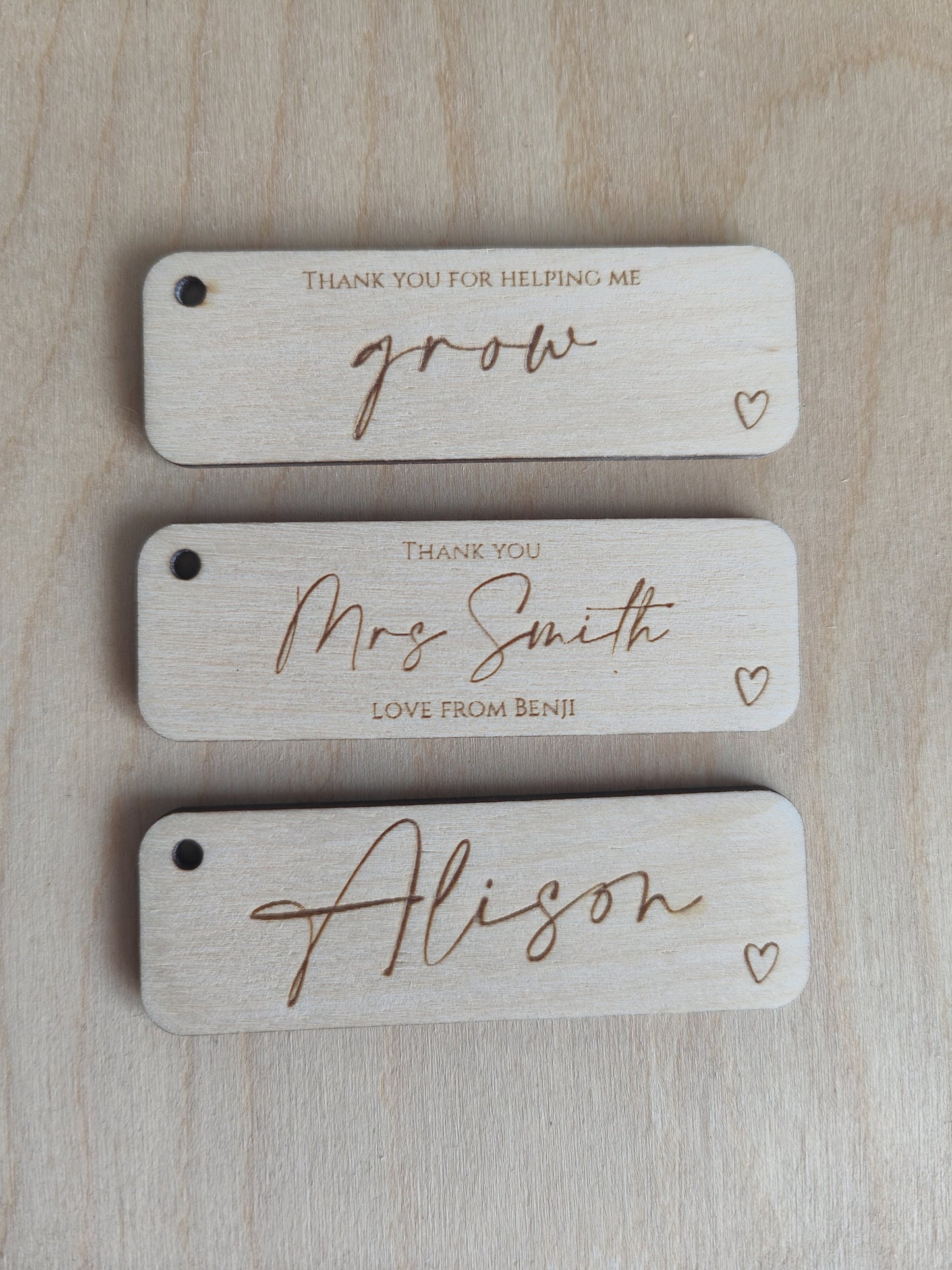 Wooden wildflower posy