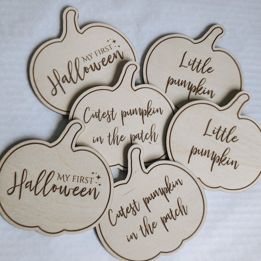 Pumpkin plaques