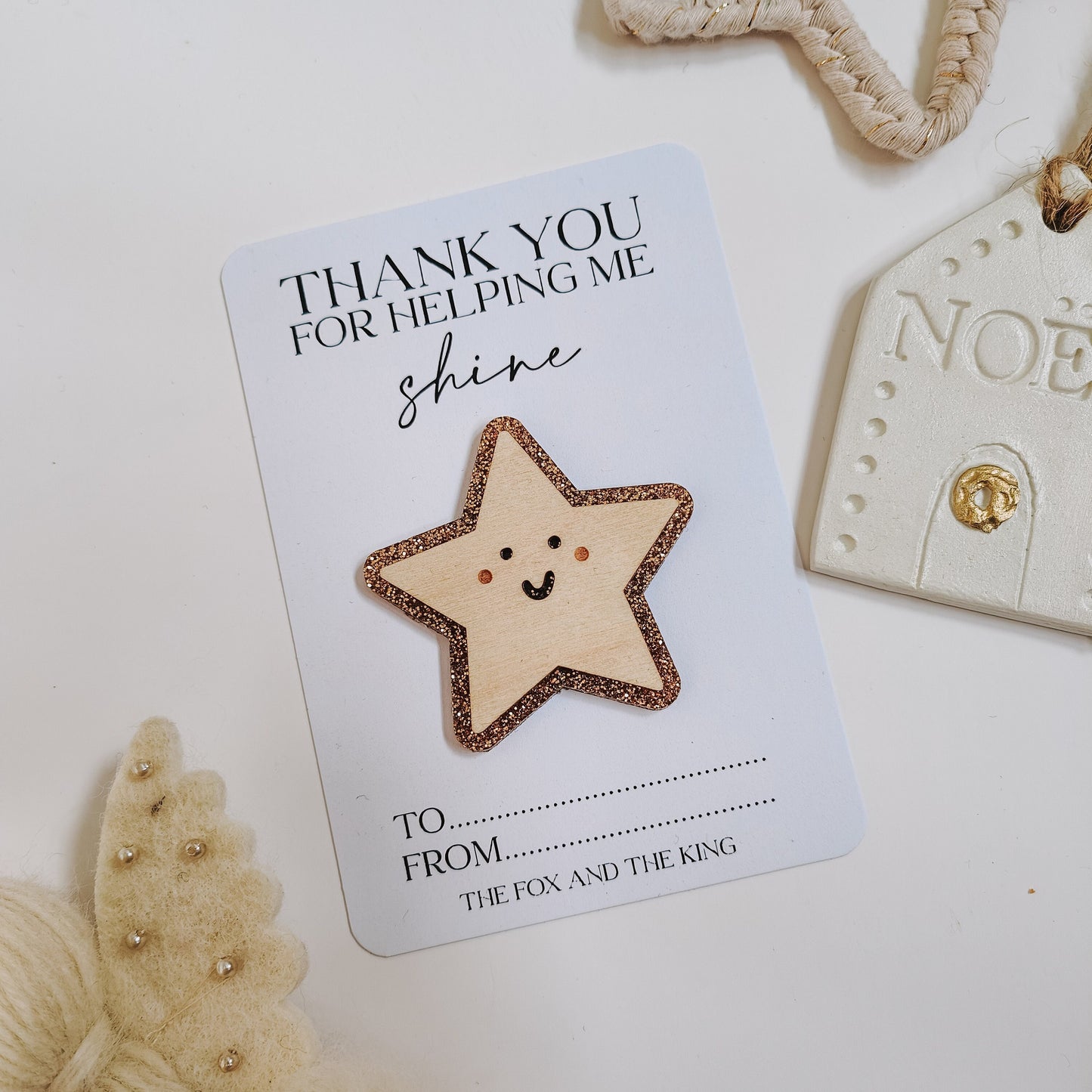 Star magnet teacher gift