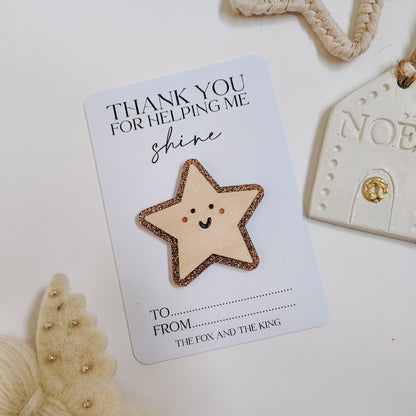 Star magnet teacher gift