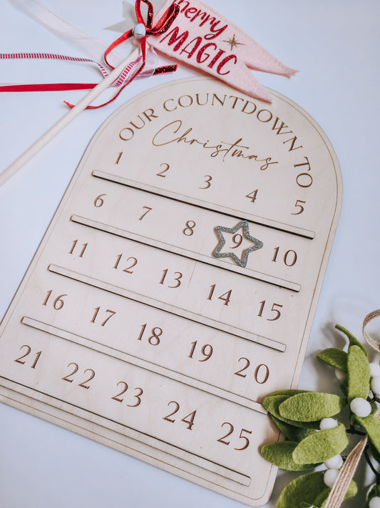 Advent countdown to Christmas
