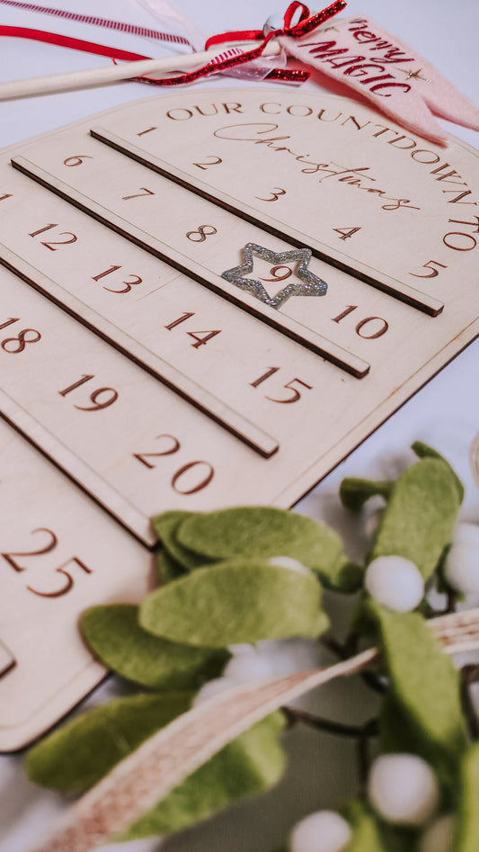 Advent countdown to Christmas