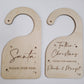 Father Christmas stop here door hanger