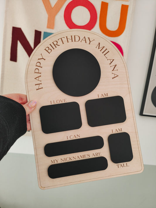 Personalised Birthday board