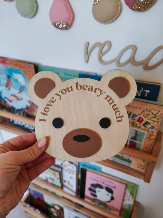 I love you beary much