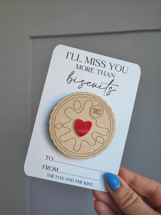Biscuit magnet teacher gift