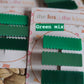 School colour acrylic scallop edge hair slides