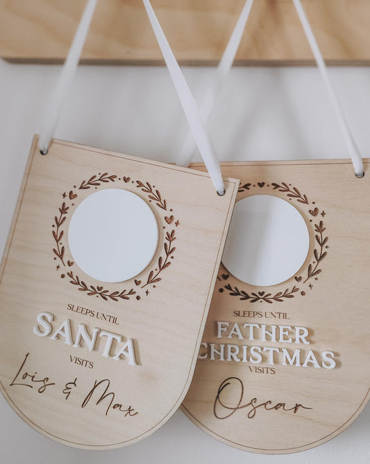 Personalised countdown to Christmas