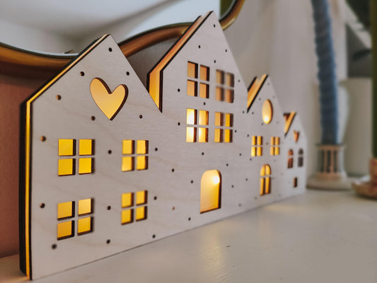 Light up houses, Christmas decoration