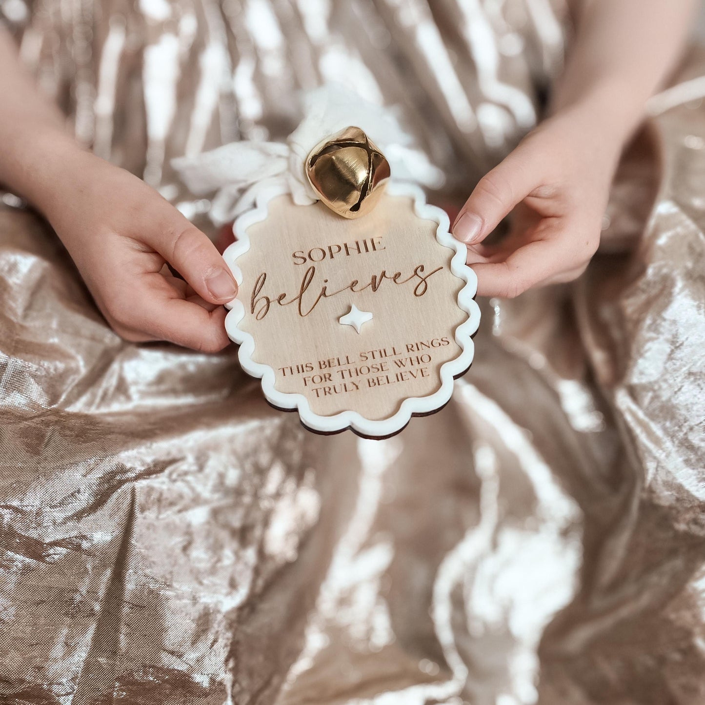 Personalised Believe Bell