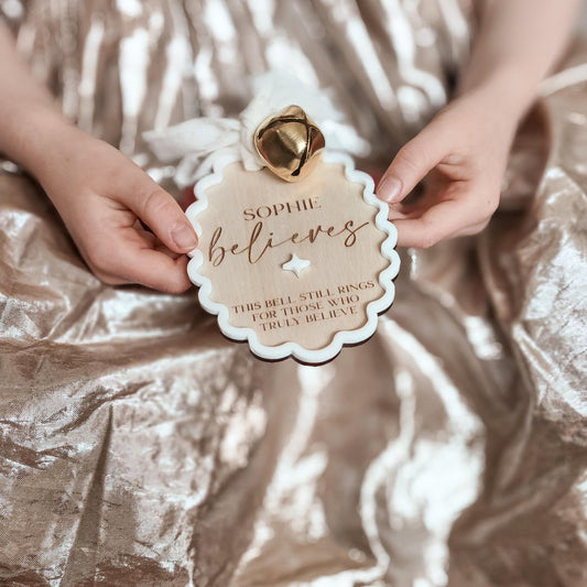 Personalised Believe Bell