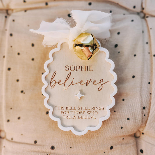Personalised Believe Bell