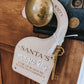 Personalised Santa's magic key door hanger