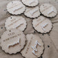 Mindful gifting 'Something To' wooden tags