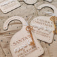 Personalised Santa's magic key door hanger