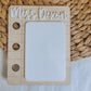 Personalised teacher wipe clean note pad