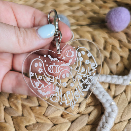Halloween ghoul gang keyring