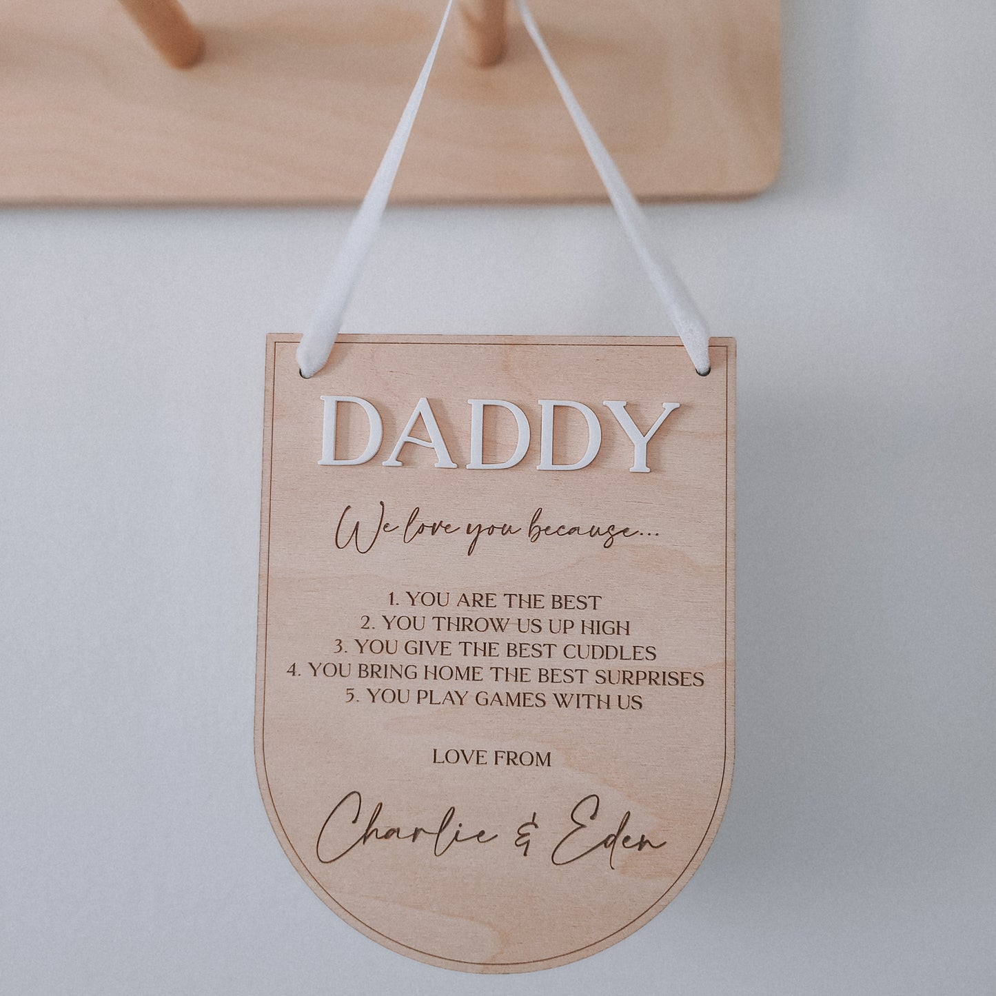 Reasons why I love you hanging banner