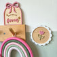 Scallop tulip plaque