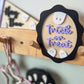 Trick or treat ghost plaque