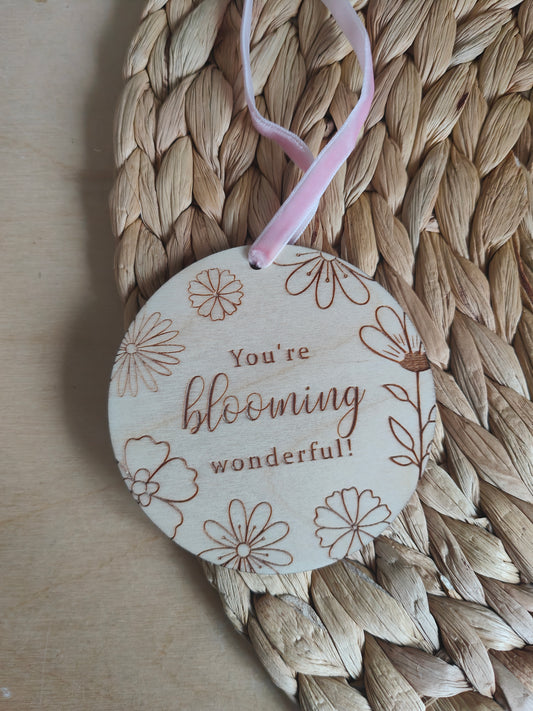 SALE - blooming beautiful hanging (shop stock)