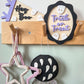 Trick or treat ghost plaque