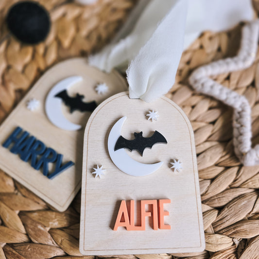 Personalised Halloween tag