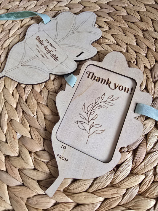 Gift card holder