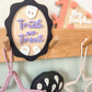 Trick or treat ghost plaque