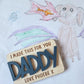Father's Day 'I made this for you' children's artwork magnet