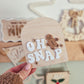 Gingerbread man 'oh snap' shelf sitter plaque