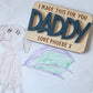 Father's Day 'I made this for you' children's artwork magnet